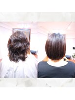 リコス(Ricos)&nbsp;縮毛矯正のビフォーアフター