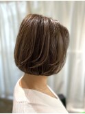 大人可愛いパープルブラックネイビーグレーマチルダボブ代官山