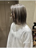 ボブ×ハイライト/20代30代40代/横浜