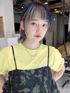 ディッセンバー 神宮前(December) オン眉バング/ハイトーン