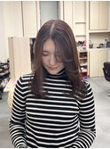 ピンクブラウンカラー