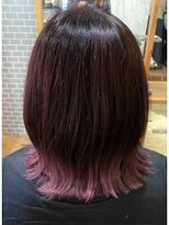 クラップス 京急富岡(CLAPS)&nbsp;結べるボブ×グラデーションピンクカラー　【中田】