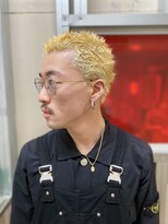メリケンバーバーショップ トーキョー(MERICAN BARBERSHOP TYO)&nbsp;ハイライト/マッシュパーマ/ウルフ/アッシュブラック227