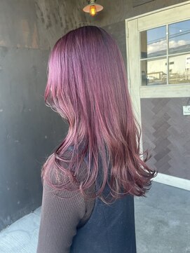 ムード マグ レーベル 南松本(MOOD Mag Label) 透明感カラー★ダブルカラーブリーチピンクブラウン