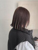 キャンバス バイ ネオリーブ 横浜西口(Canvas by neo.)&nbsp;切りっぱなしボブ グレージュ ベルボブ sn