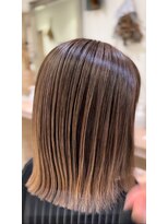 アッシュ 戸田公園店(Ash)&nbsp;ミルクティーベージュ×脱白髪染めハイライト