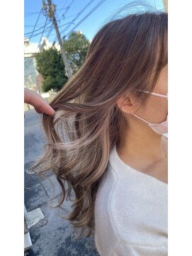 ヘアーデザイン ジェルム(Hair Design germe) エクステでイヤリングカラー～しのだスペシャル～
