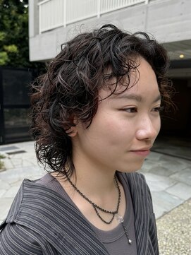 ナループロアオハナ(Nalu pu loa ohana) ウルフパーマ/パーマ/ウルフ/レイヤー/原宿/表参道