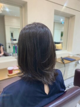 松本平太郎美容室 銀座パートツー(PART2) 外ハネくびれミディアム/30代40代50代60代