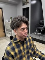 サンズ 梅田(SUNS)&nbsp;ホワイトメッシュ×ツイストスパイラルパーマ