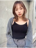 大人ナチュラルウルフレイヤーカット