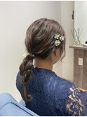 簡単ヘアアレンジ