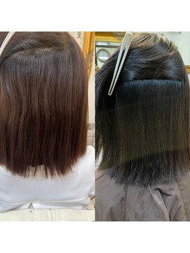 カシュカシュ(cache cache) 髪質改善　縮毛矯正　美髪ストレート二子玉川用賀