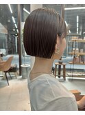 似合わせカット ボブヘア 縮毛矯正 ミニボブ 切りっぱなしボブ