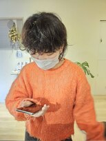 アン アイズ(ann EYES)&nbsp;ショート前髪ありイメチェン20代30代40代50代前髪パーマ