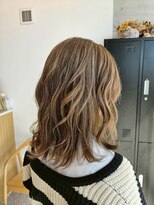 ウールバイレガーレ(uul by Legare/a)&nbsp;オリーブベージュカーキグレージュハイライトグラデーション