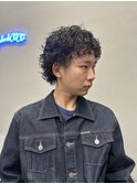 メンズウルフ スパイラルパーマ