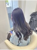 デザイン☆アンブレラツートーンカラーpurple black