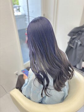 ギア(GEAR.) デザイン☆アンブレラツートーンカラーpurple black