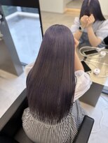 ラピステン 福岡天神 大名店(Lapis)&nbsp;ラベンダー/チェリーブラウンミニウルフデジタルパーマ