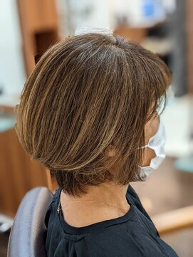 シーズンプラス(SEASON PLUS) 絶壁解消/ひし形/大人可愛い/斜めバング/30代40代/ミセスヘア10A