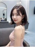 切りっぱなしボブ［＃渋谷駅＃韓国＃髪質改善］