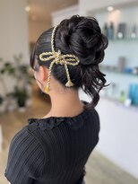 ルシードスタイル　ムースユイット(LUCIDO STYLE mousse8)&nbsp;【お祭りヘアセット】お団子ポニーヘア