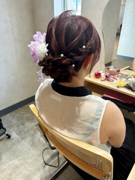 ユニカ 宇都宮(yunica) ヘアアレンジ 浴衣ヘア 夏