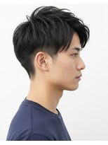 ▼アップバング/メンズカット/ツーブロック/ビジネスマン