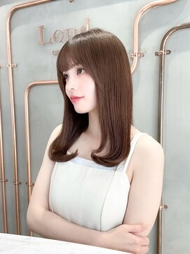 ロンドリゼル 札幌(Lond RiseL) ◯ オリーブグレー/韓国/レイヤーカット/髪質改善/縮毛矯正/札幌