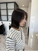 クロス ツー(COROSS2) 切りっぱなしボブ/縮毛矯正/艶髪/ストレート