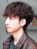 メンズサロン ブロック(Men's Salon bloc)&nbsp;スパイラルパーマ マッシュショート 束感 メンズパーマ 20代