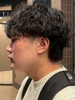ナム 錦糸町(NAM)&nbsp;MEN’S/リバースセンターパート/ニュアンスパーマ/錦糸町