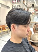 ☆毛流れセンターパートメンズショート原宿30代40代