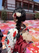 道後着物 こだわりヘアセット