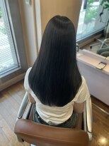 アクシス 栄店(`AXIS)&nbsp;森崎ワンホンレイヤー/ミルクティーブロンド/ダークブルー/栄