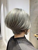 アルトル 池袋2nd(altru) ◇大人40代50代60代ショートボブ丸みショート白髪ぼかし