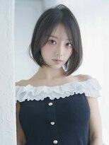 ナイロン 柏店(NYLON.)&nbsp;《NYLON.》韓国風 切りっぱなしボブ 顔まわりカット
