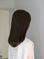 ネイヴィル(navile) 【髪質改善酸性ストレート×グレージュ】