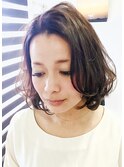 ボブ×毛先ワンカール