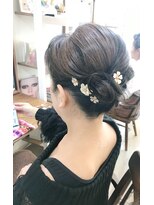 ロカット サロン(Roquat Salon)&nbsp;着物　結婚式綺麗アップスタイル【ヘアセット　立川/立川南】