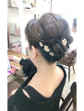 ロカット サロン(Roquat Salon) 着物 結婚式綺麗アップスタイル【ヘアセット 立川/立川南】