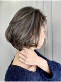 オンブレハイライト×グレージュボブ 【artina町田】