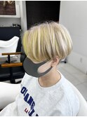 ブロンド×レモンイエロー