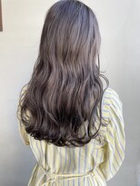 ヘアー アイス 御器所本店(HAIR ICI) グレージュ × 前髪パーマ