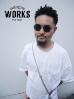 ワークス ヘアデザイン(WORKS HAIR DESIGN)&nbsp;メンズショートカーリーアフロ