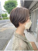 【minim×市川】ハンサムショート×柔らかベージュ