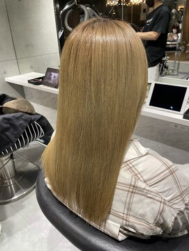 ジンジャー(GINGER) 新髪質改善×トリートメント×ハイトーン