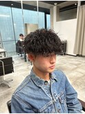 ツイストスパイラルパーママッシュ刈り上げツーブロック