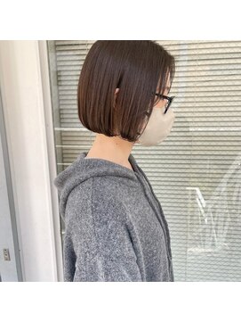ミント(mint) ボブ/内巻きボブ/顔周りレイヤー/ブルージュ